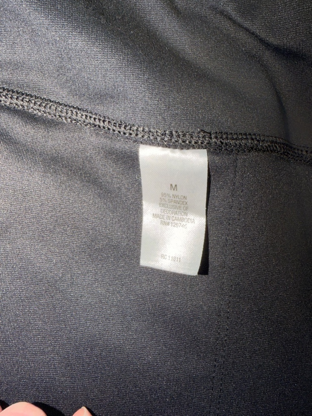 Ridgecut - Black High-Waist Active Leggings with Side Pocket - Size M - Picture 12 of 13